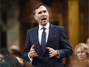 Minister of Finance Bill Morneau rises during Question Period in the House of Commons on Parliament Hill, in Ottawa on Thursday, Oct. 26, 2017. THE CANADIAN PRESS/Justin Tang ORG XMIT: CPT129

EDS NOTE A FILE PHOTO
Justin Tang,