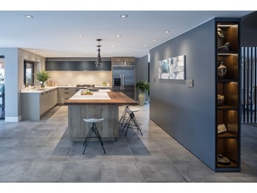 The GOHBA Housing Design Awards 2017 winner in the category Custom Kitchen (241 sq. ft. or more) - Contemporary $75,000 and under is Timeless Textures: Astro Design Centre.