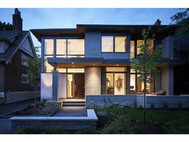 The GOHBA Housing Design Awards 2017 winner of the Innovation Award for Green Custom Home of the Year is Gallery House: Christopher Simmonds Architect Inc., with RND Construction Ltd.