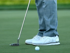 2016 Ryder Cup - Afternoon Fourball Matches

CHASKA, MN - OCTOBER 01:  Lee Westwood of Europe misses a putt on the 18th green during afternoon fourball matches of the 2016 Ryder Cup at Hazeltine National Golf Club on October 1, 2016 in Chaska, Minnesota.  (Photo by Ross Kinnaird/Getty Images)
Ross Kinnaird, Getty Images