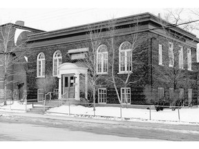 A 1918 picture of the Ottawa Public Library Rosemount branch. The library opened that year.