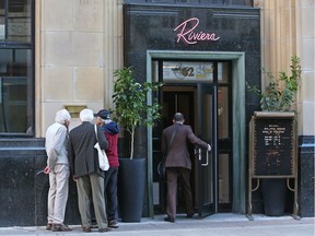 The entrance to Riviera restaurant on the Sparks Street Mall. (Photo: Jean Levac)