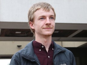 Adrian Warmerdam leaving the Ottawa Court House, Oct. 23, 2017.