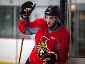 Derick Brassard will be in the lineup for Ottawa's opener, but the familiar beard will be gone after he went a little too far while shaving.