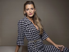 In this Oct. 16, 2017 file photo, Blake Lively poses for a portrait in New York to promote her latest film, "All I See Is You," where she plays a blind woman who regains her sight. (Photo by Taylor Jewell/Invision/AP)
