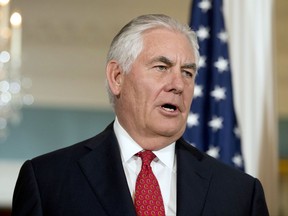 Secretary of State Rex Tillerson on Oct. 13, 2017.