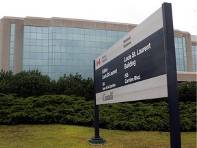 A file photo of the Louis St. Laurent building from back in 2006.