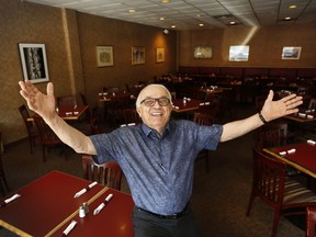 Kalil Dahdouh poses for a photo at Colonnade Pizza in Ottawa, Ontario Tuesday Sept 26, 2017. The Colonnade turns 50 this November.