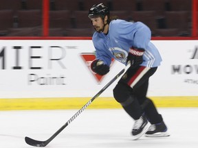 Senators captain has been taking part in almost every drill at practice, but he won't be ready to face the Capitals in the season opener.
