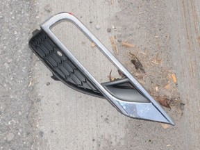 This foglight cover was found at the scene of a July 11 hit-and-run crash in Gatineau that left a cyclist with serious leg injuries.