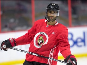 Johnny Oduya will be in the Senators' lineup for tonight's game against the Oilers after returning from injury. Wayne Cuddington/ Postmedia