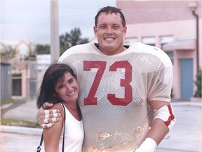 Tom McHale and future wife, Lisa Bucs Training Camp