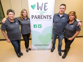 (From left) Sarah Zgraggen, Natalie Cody, Sean O'Leary and Tania Spirak are some of the organizers for "We The Parents", a local group that has pointed to an epidemic of opioid abuse in Ottawa's west end and says it has no choice but to launch it's own treatment and prevention program for drug-addicted youth.  Photo Wayne Cuddington/ Postmedia
Wayne Cuddington, Postmedia