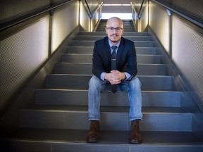 Alexandre Baril at University of Ottawa. (Photo: Ashley Fraser, Postmedia)