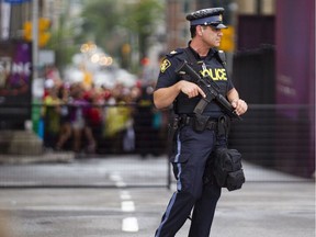An Ontario Provincial Police officer.