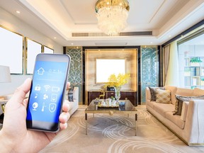 Canadians are increasingly embracing smart phone technology to automate things such as lighting, heating and entertainment in their homes.