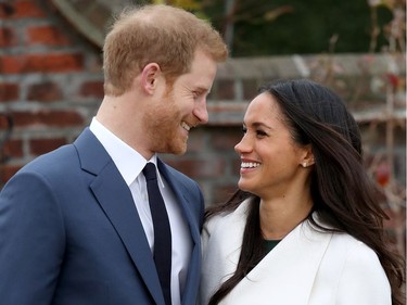 Announcement Of Prince Harry's Engagement To Meghan Markle

LONDON, ENGLAND - NOVEMBER 27:  Prince Harry and actress Meghan Markle during an official photocall to announce their engagement at The Sunken Gardens at Kensington Palace on November 27, 2017 in London, England.  Prince Harry and Meghan Markle have been a couple officially since November 2016 and are due to marry in Spring 2018.  (Photo by Chris Jackson/Chris Jackson/Getty Images)
Chris Jackson, Chris Jackson/Getty Images