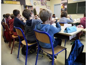 Are your kids getting bullied at school?

Pupils sit in a classroom at a primary school on the first day of the new school year on September 4, 2017, in La Rochelle, western France. / AFP PHOTO / FRED TANNEAUFRED TANNEAU/AFP/Getty Images
FRED TANNEAU, AFP/Getty Images
