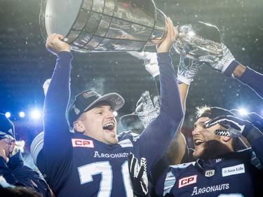 The Toronto Argonauts won the 2017 Grey Cup at TD Place Sunday November 26, 2017