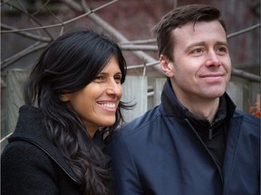 Attiya Khan with her abuser, who is identified only as Steve.