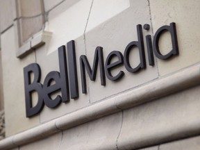 The logo for Bell Media, owned by BCE Inc