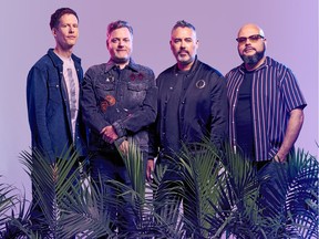 The Barenaked Ladies — from left to right: Jim Creeggan, Kevin Hearn, Ed Robertson, Tyler Stewart — will perform at the National Arts Centre on Wednesday, Nov. 29.