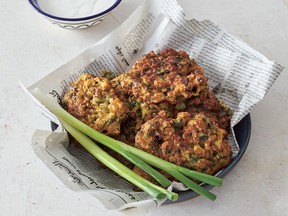 Cauliflower fritters from The Palestinian Table by Reem Kassis.