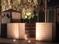 The Kandahar Airfield Cenotaph in Afghanistan, in April 2011.