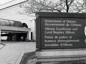 File photo of Ottawa courthouse