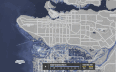 A gif of screenshots from the Surging Seas interactive maps from Climate Central