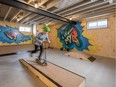 The custom graffiti was designed and painted by Just Basements senior designer Jenny Neilson, with inspiration from local skateparks and the family.