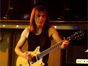 Malcolm Young of AC/DC performing live during their Black Ice World Tour Chicago, Illinois - 30.10.08