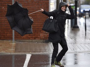Environment Canada issued a wind warning Wednesday for the Ottawa area.
