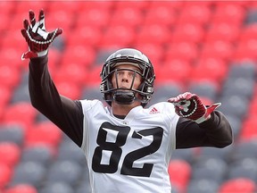 Receiver Greg Ellingson describes the Redblacks' early-season troubles as "growing pains" that were overcome later in the schedule. Tony Caldwell/Postmedia