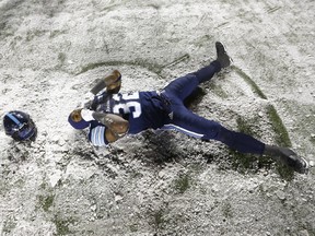 The Toronto Argonauts took on the Calgary Stampeders during the 105th Grey Cup at Lansdowne Park in Ottawa Sunday Nov 26, 2017. The Toronto Argonauts celebrates winning the Grey Cup against the Calgary Stampeders 27-24 Sunday night in Ottawa. Toronto's James Wilder Jr. celebrates Sunday.