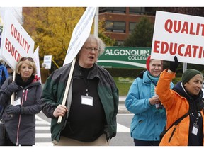 As the strike by faculty at Algonquin heads toward Week 5, the college has announced that most of the Christmas break will be cancelled to allow classes to be held.