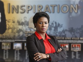 CUC Newly appointed CEO and Co-chair of Ottawa Police committee Ketcia Peters during a symposium titled "Navigating the System" at city hall in Ottawa Ontario Wednesday Nov 29, 2017.