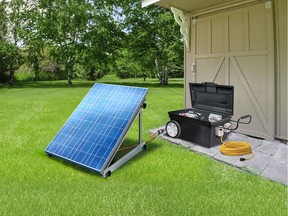 Solar generators are portable electricity production systems that turn sunlight into power for small appliances, water pumps and sump pumps.