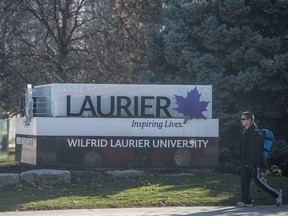 Wilfrid Laurier University in Waterloo, Ontario, November 24, 2017.