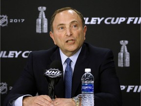 NHL commissioner Gary Bettman