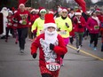 The 27th Annual Santa Shuffle Fun Run and Elf Walk took place along the Canal near Lansdowne Saturday December 2, 2017. Runners and walkers came out to take part in the event raising money for the Salvation Army.