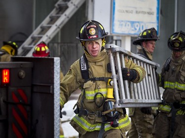 Ottawa Fire fighters were on the scene of a working fire at 89 Richmond Road Friday December 29, 2017.   Ashley Fraser/Postmedia