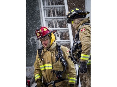 Ottawa Fire fighters were on the scene of a working fire at 89 Richmond Road Friday December 29, 2017.   Ashley Fraser/Postmedia