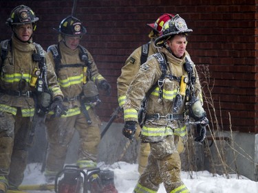 Ottawa Fire fighters were on the scene of a working fire at 89 Richmond Road Friday December 29, 2017.   Ashley Fraser/Postmedia