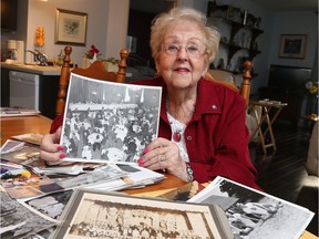 -The Ottawa Kiwanis Club is celebrating their 100th annitversary on Friday. Shirley Tomblin, 88, is pretty much the club historian and has written a 400-page history of the club. She was also the first female member and did lots for the club for years.  Photo by Jean Levac/Ottawa Citizen Assignment number 128188