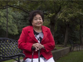 Setsuko Thurlow, a Hiroshima survivor and disarmament educator, near her home in Toronto in August 2014.