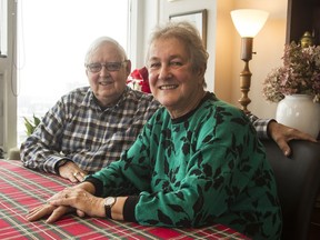 Bob and Yvonne Temple in their Carlingwood-area home. It's Yvonne's belief that if Bob dies before her, she won't want to live any longer.