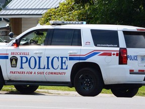 Brockville police vehicle