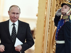 Raring to go: For Vladimir Putin, it was a good year. For Canada – not so much.