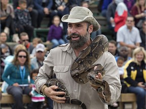 Paul "Little Ray" Goulet of Little Ray's Reptile Zoo is offering free admission